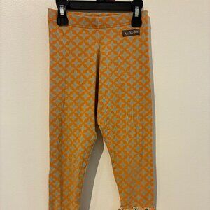 Matilda Jane Orange & Green Ruffled Leggings - Girl's 6